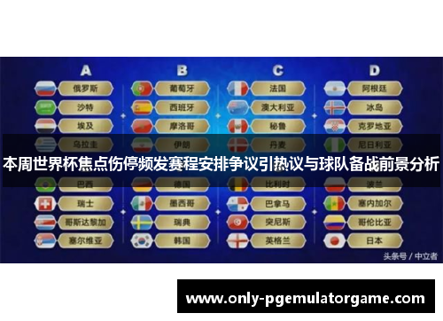 本周世界杯焦点伤停频发赛程安排争议引热议与球队备战前景分析